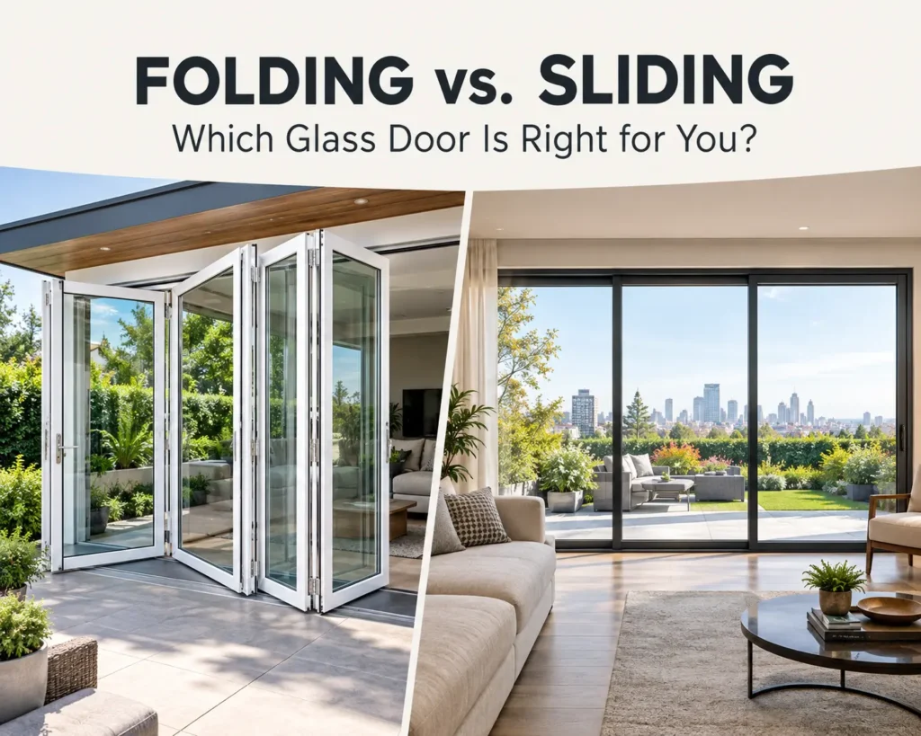 sliding v/s folding partition